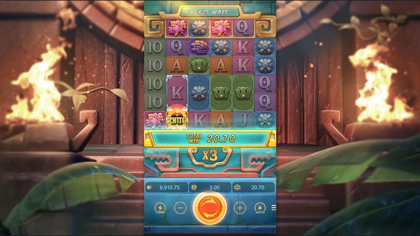 Treasures of Aztec slot screen 5