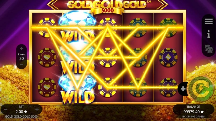 Gold Gold Gold 5000 slot screen 3