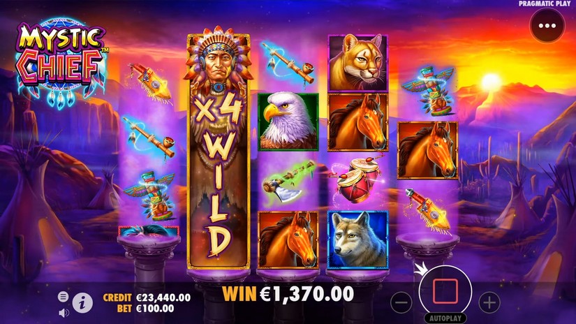 Mystic Chief slot screen 6