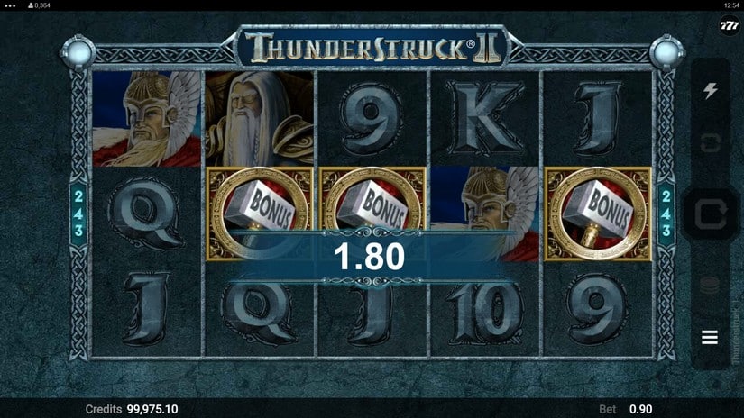 Thunderstruck 2 slot screen 2