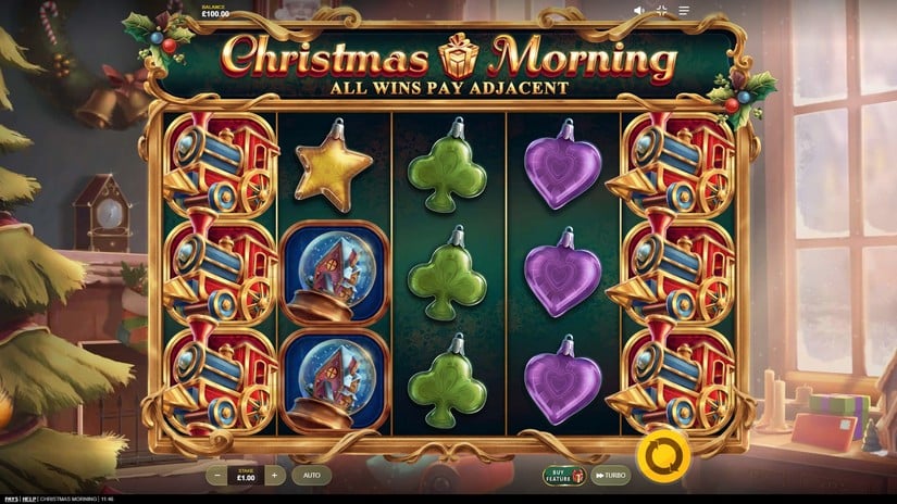 Christmas Morning slot screen 1