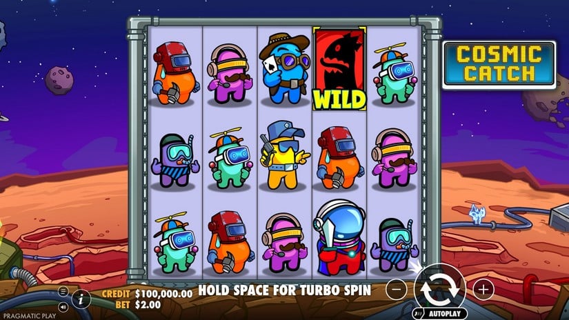 Cosmic Catch slot screen 1