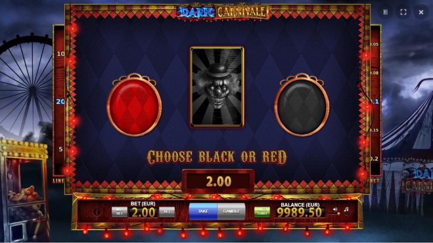 Dark Carnivale slot screen 2