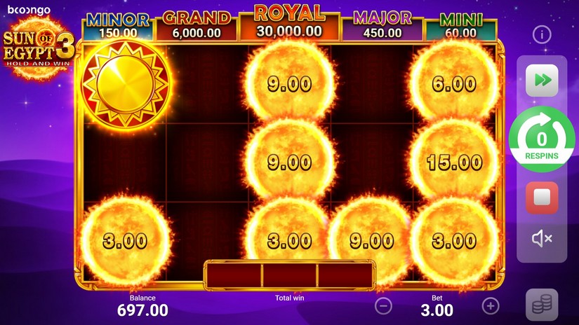 Sun of Egypt 3 slot screen 4