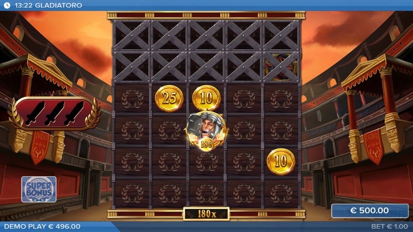 Gladiatoro slot screen 6