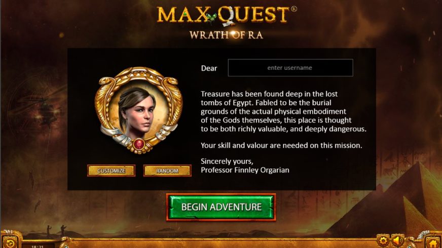 Max Quest slot screen 4
