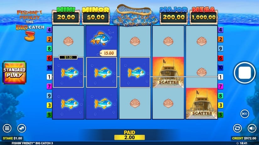 Fishin’ Frenzy The Big Catch 3 slot screen 4