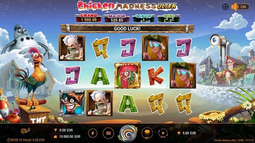Chicken Madness Ultra slot screen 1