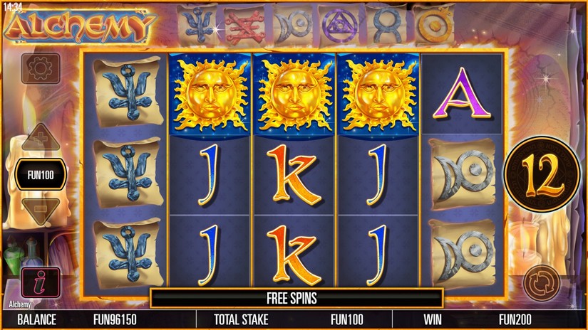 Alchemy slot screen 4