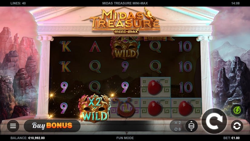 Midas Treasure Mini-Max slot screen 2