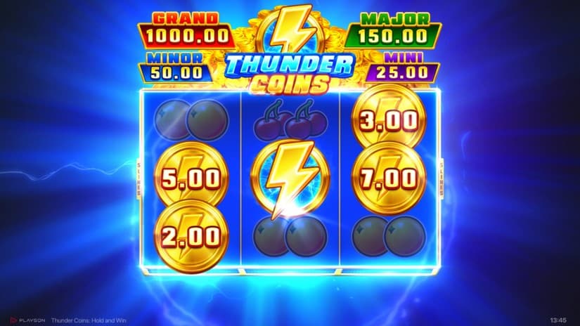 Thunder Coins: Hold and Win slot screen 4