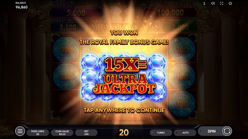 Aristocats slot screen 3