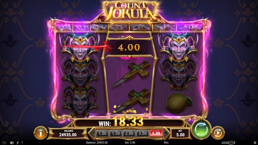 Count Jokula slot screen 2