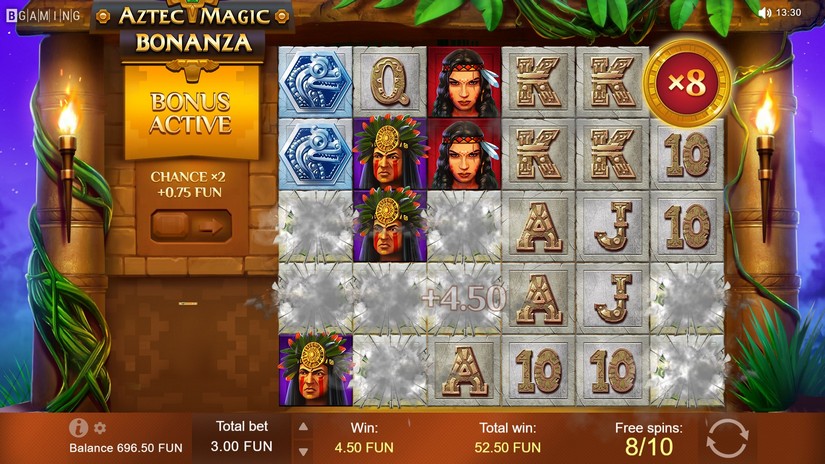 Aztec Magic Bonanza slot screen 5