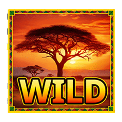 Wild Symbol of Serengeti Sunset Slot
