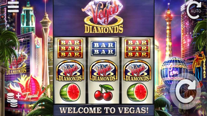 Vegas Diamonds slot screen 1