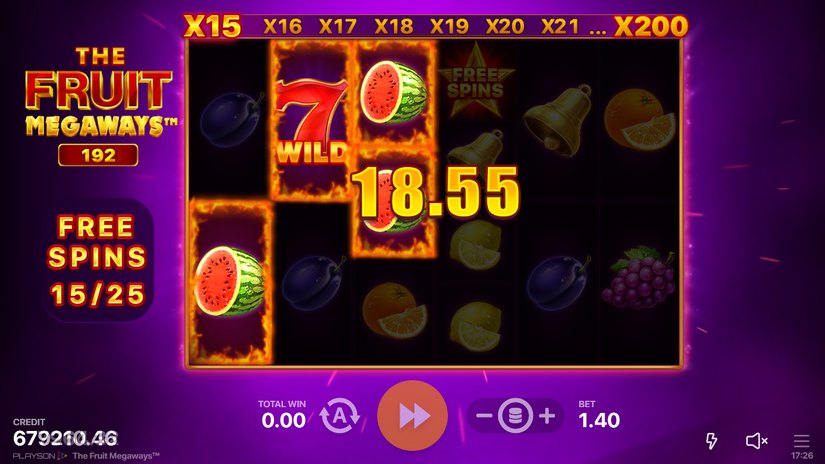 The Fruit Megaways slot screen 8