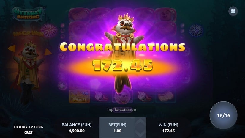 Otterly Amazing slot screen 7