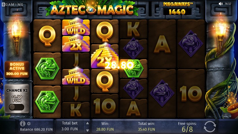 Aztec Magic Megaways slot screen 5