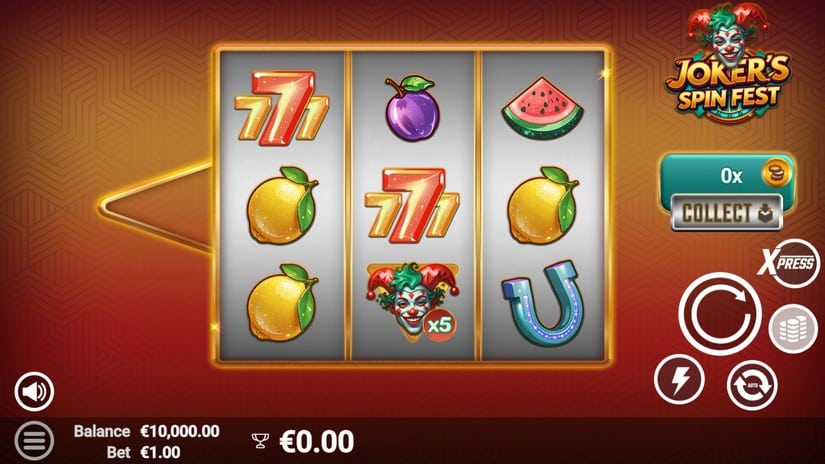 Joker’s Spin Fest slot screen 1