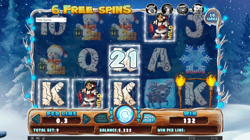 Snowing Luck slot screen 6