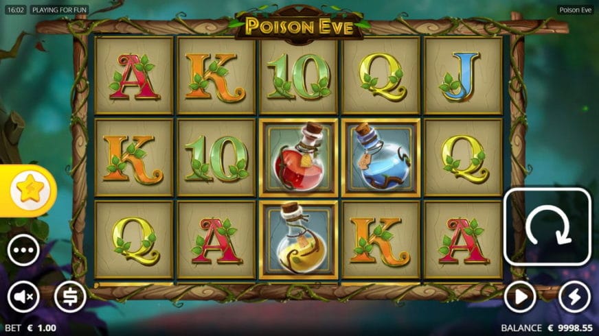 Poison Eve slot screen 2