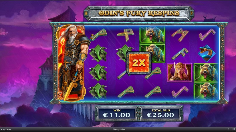 Age of the Gods Norse King of Asgard slot screen 4
