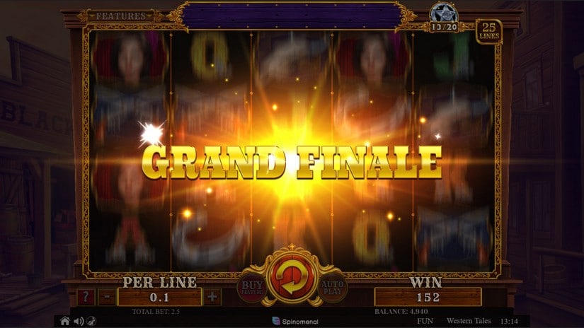 Western Tales slot screen 5