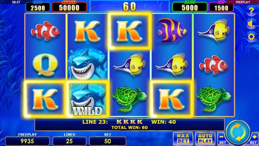 Lucky Shark slot screen 3