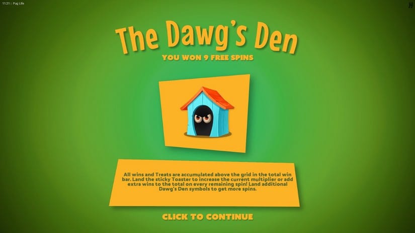 Pug Life slot screen 5