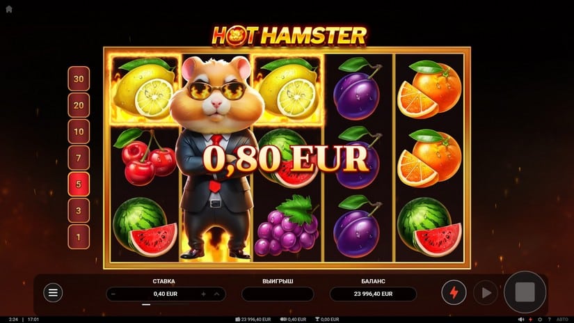 Hot Hamster Slot slot screen 4