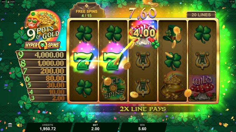 9 Pots of Gold HyperSpins slot screen 4