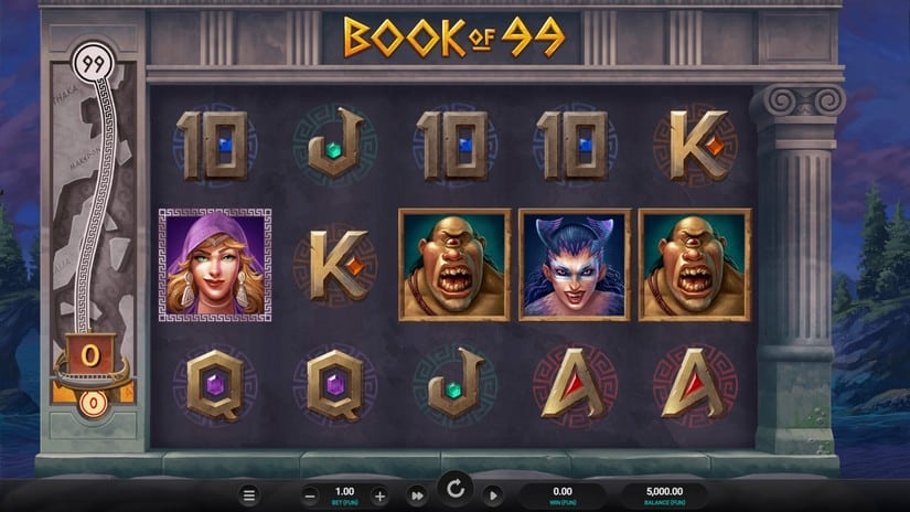 Book of 99 slot screen 1
