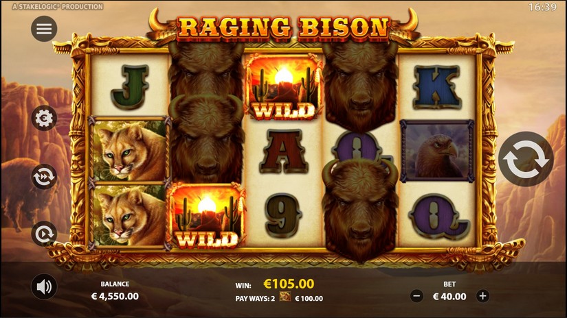 Raging Bison slot screen 4