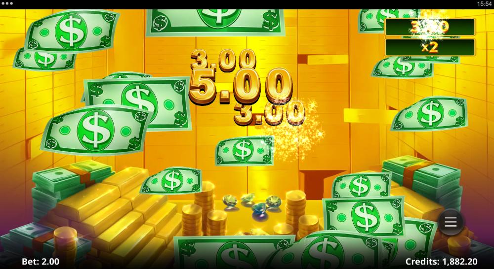 Bank Vault slot features