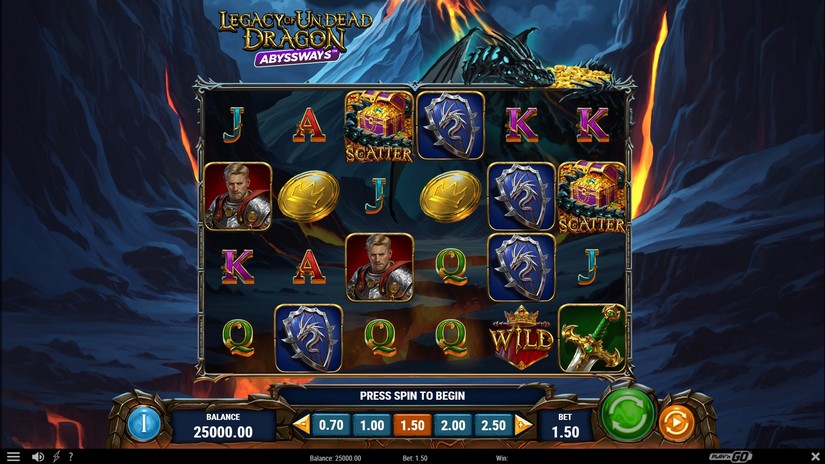 Legacy of Undead Dragon Abyssways slot screen 1