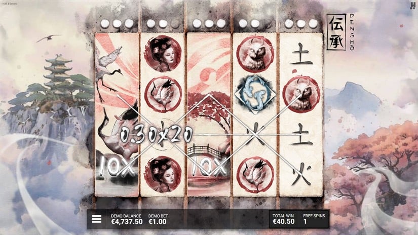 Densho slot screen 5