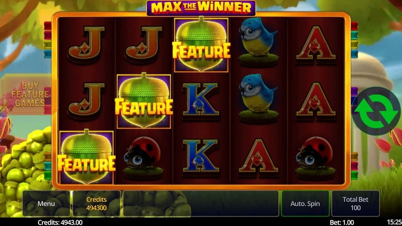 Max the Winner slot screen 2