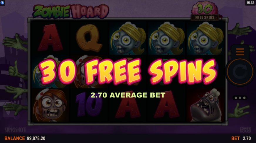 Zombie Hoard slot screen 5