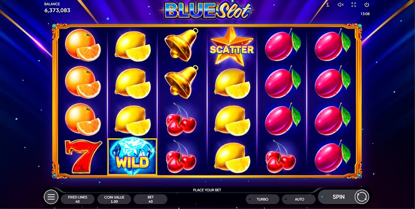 Blue Slot slot screen 1