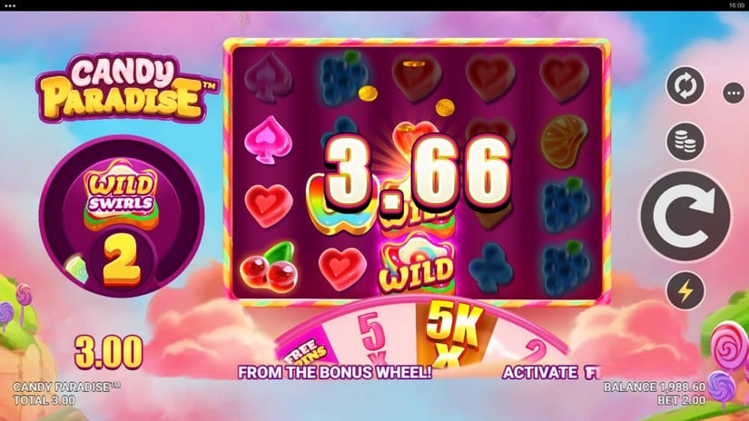 Candy Paradise slot screen 4