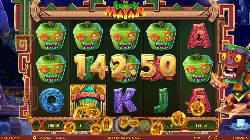 Fruity Mayan slot screen 5