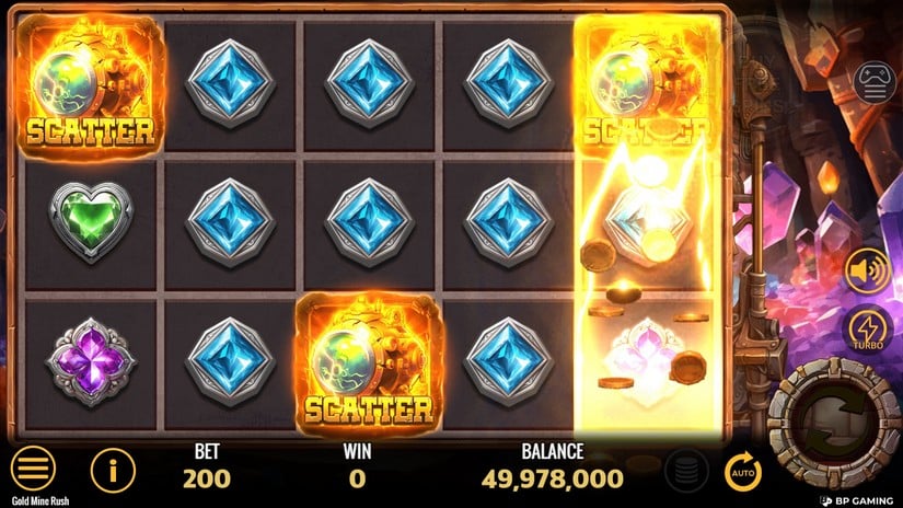 Gold Mine Rush slot screen 2