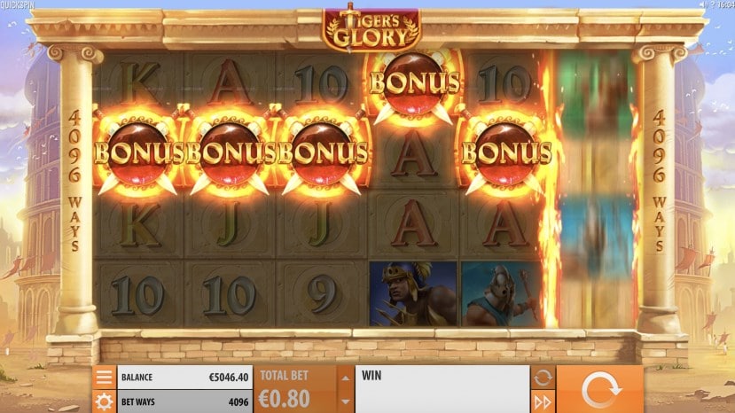 Tiger’s Glory slot screen 3