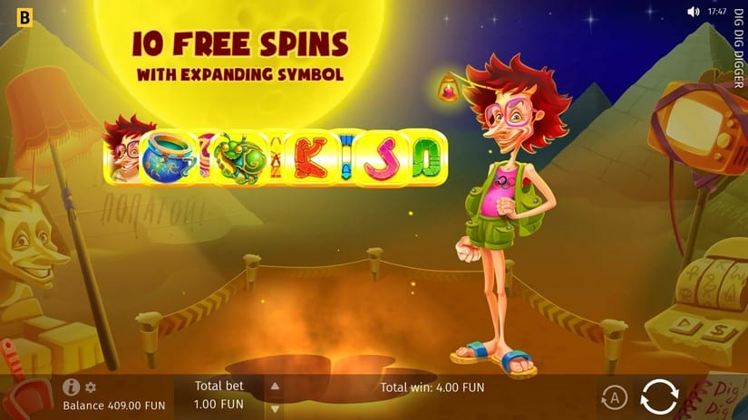 Dig Dig Digger slot screen 3