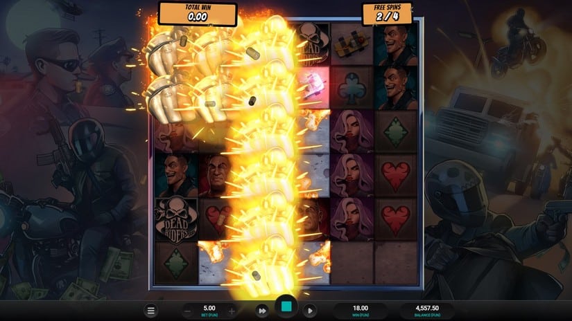 Dead Riders Trail slot screen 7