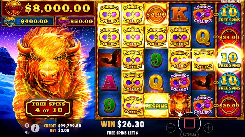 Fire Stampede slot screen 5
