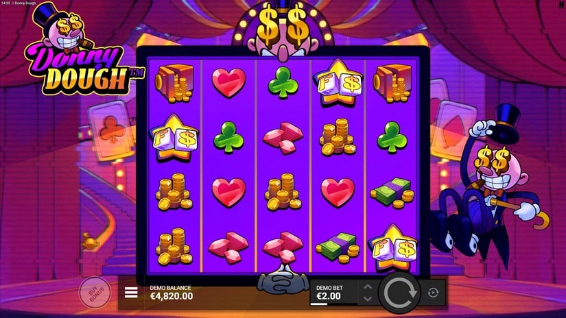 Donny Dough slot screen 2