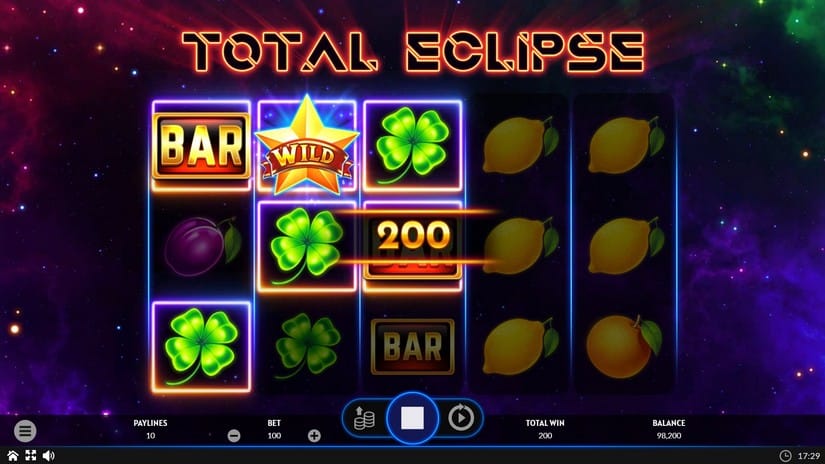Total Eclipse XXL slot screen 2