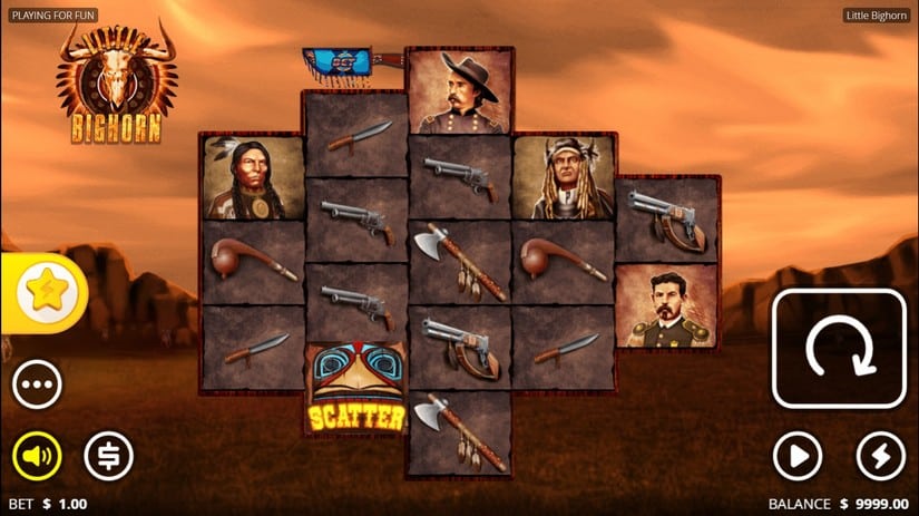 Little Bighorn slot screen 1